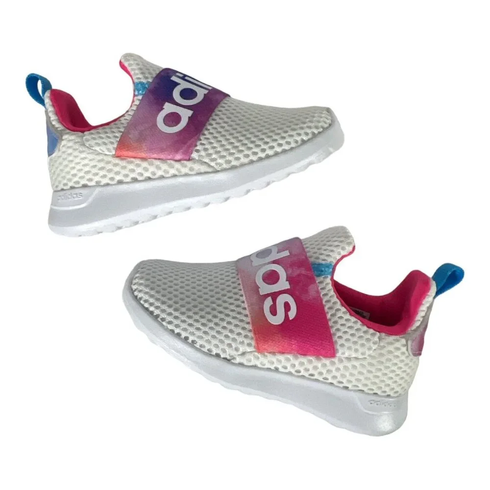 Adidas LITE RACER ADAPT 4.0‎ Size 6.5K Pink And White